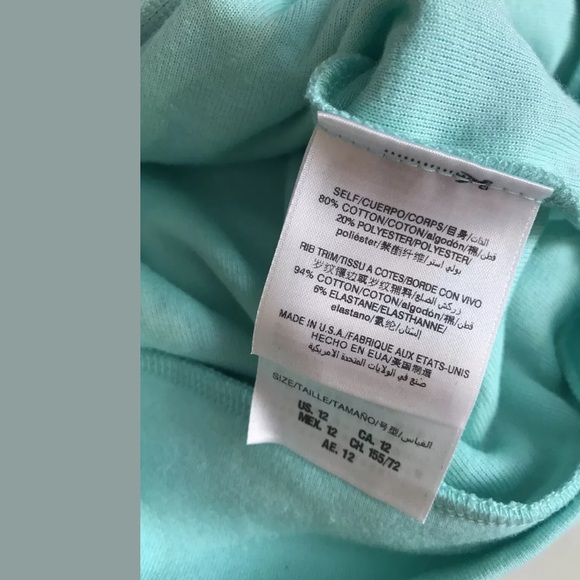 New JUICY COUTURE Robertson Jacket Aruba Blue Hood Track Suit Terry Hoodie Girls - Picture 10 of 11